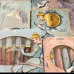 Disney Cinderella makeup Collection 🆕 4 pc bundle